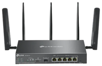 TP-Link Omada ER706W-4G router inalámbrico Gigabit Ethernet Doble banda (2,4 GHz / 5 GHz) Negro