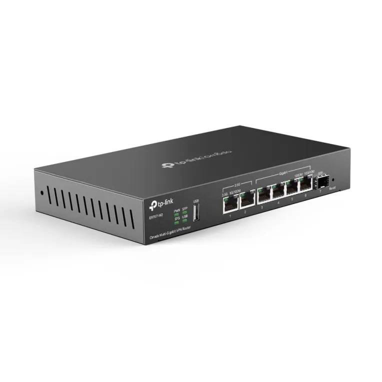 TP-Link Omada ER707-M2 router 2.5 Gigabit Ethernet, Ethernet rápido, Gigabit Ethernet Negro TP-Link Omada ER707-M2 router 2.5 Gigabit Ethernet, Ethernet rápido, Gigabit Ethernet Negro