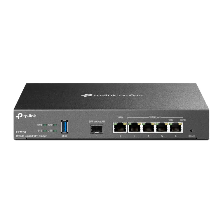 TP-Link SafeStream ER7206 (TL-ER7206) Gigabit Multi-WAN Omada VPN Router TP-Link SafeStream ER7206 (TL-ER7206) Gigabit Multi-WAN Omada VPN Router
