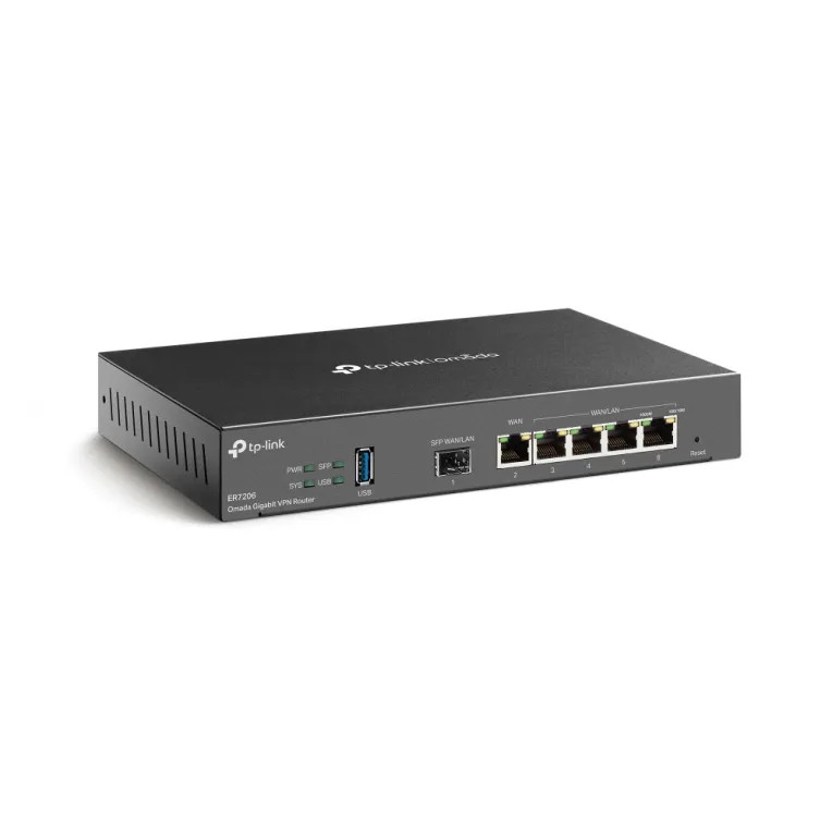 TP-Link SafeStream ER7206 (TL-ER7206) Gigabit Multi-WAN Omada VPN Router TP-Link SafeStream ER7206 (TL-ER7206) Gigabit Multi-WAN Omada VPN Router