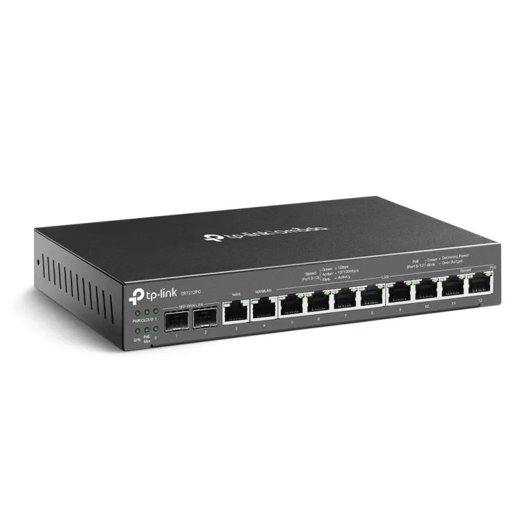 TP-Link ER7212PC Omada Gigabit VPN Router with PoE+ Ports and Controller Ability TP-Link ER7212PC Omada Gigabit VPN Router with PoE+ Ports and Controller Ability