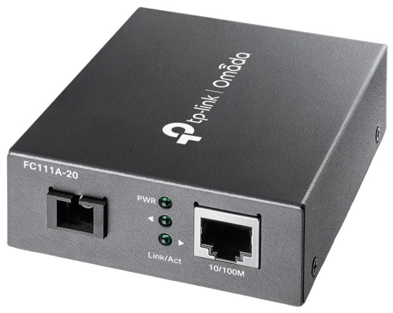 TP-Link FC111A-20 (TL-FC111A-20) 10/100 Mbps RJ45 to 100 Mbps Single-mode SC WDM Bi-Directional Fiber Converter