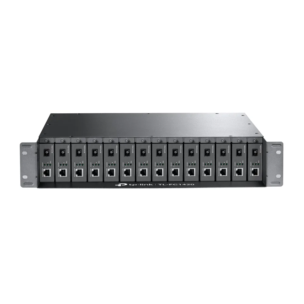 TP-Link Omada Nek FC1420 14-Slot Media Converter Chassis TP-Link Omada Nek FC1420 14-Slot Media Converter Chassis