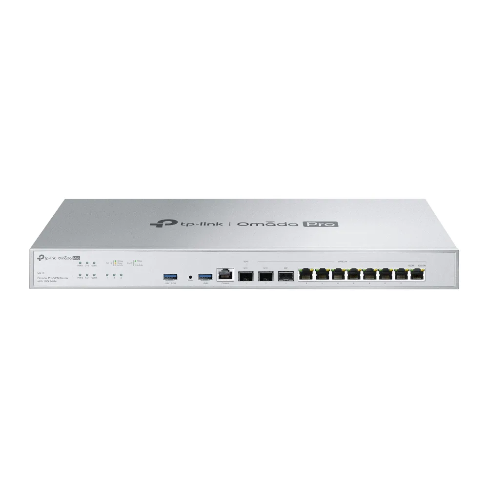 Omada PRO - G611 - Omada PRO VPN Router with 10G Ports Omada PRO - G611 - Omada PRO VPN Router with 10G Ports