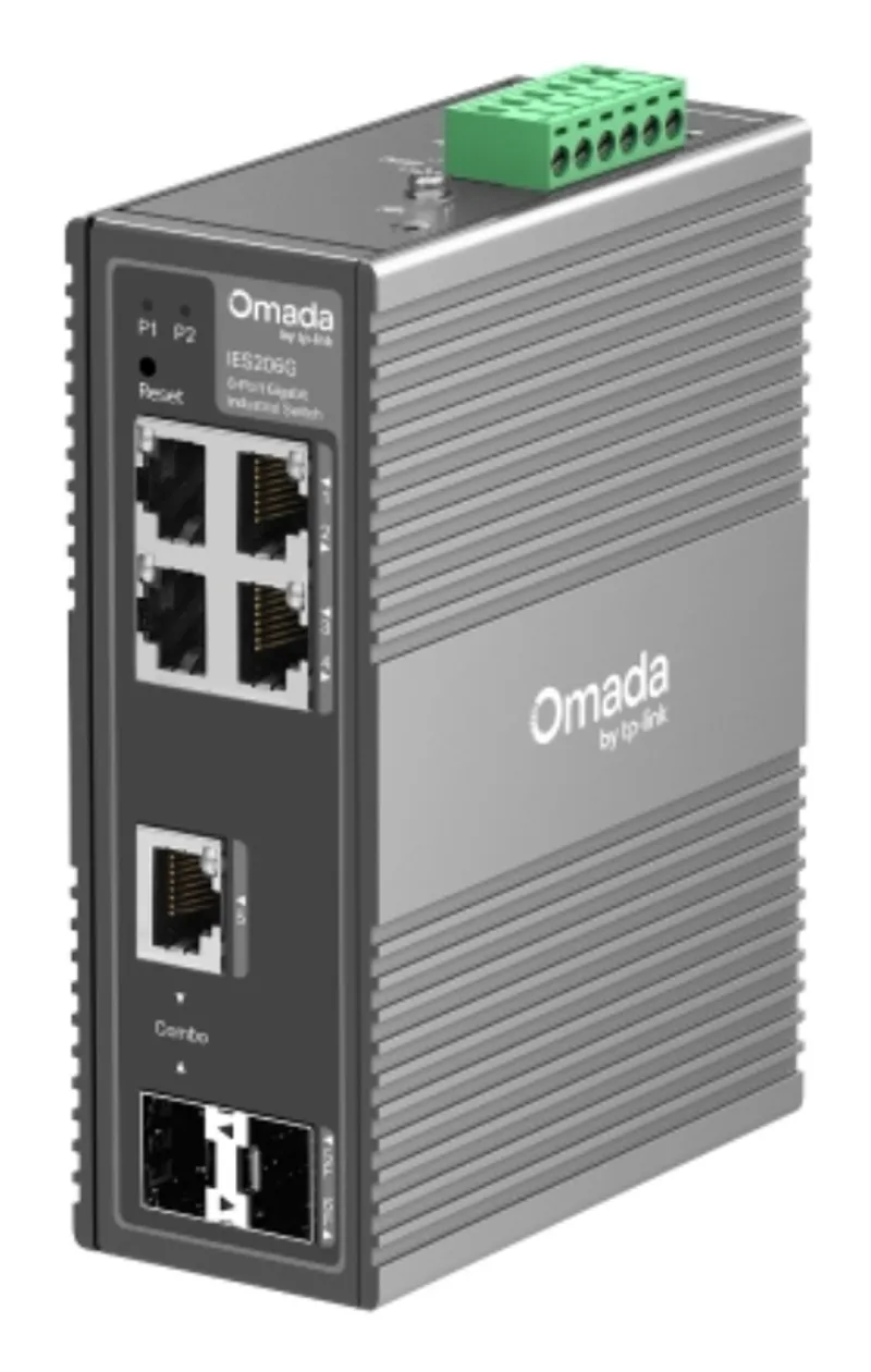 Omada IES206G 6-Port Gigabit Industrial Easy Managed Switch