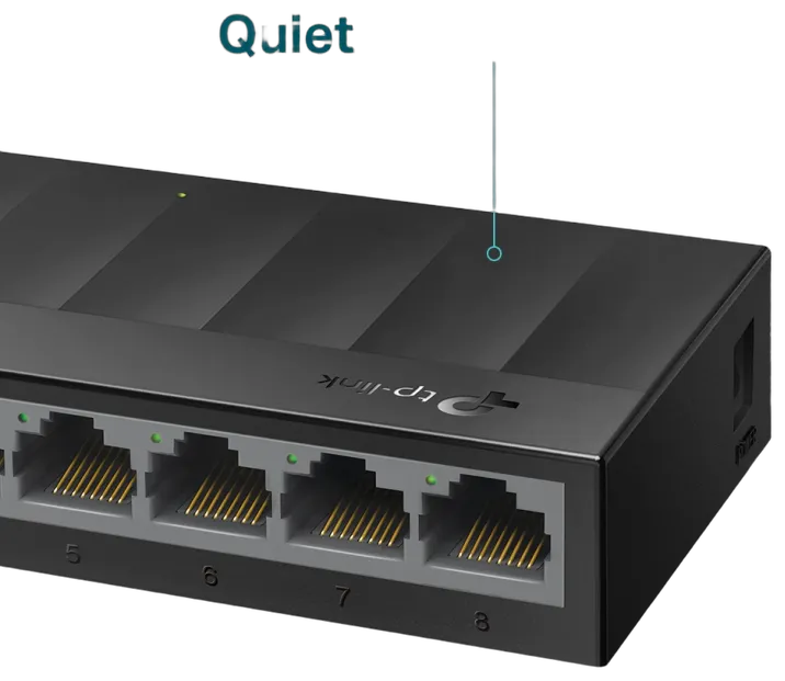 TP-Link LS1008G switch No administrado Gigabit Ethernet (10/100/1000) Negro