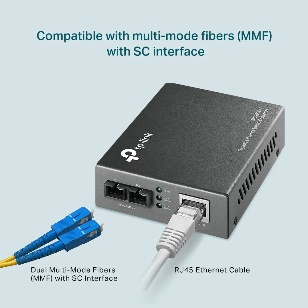TP-Link Omada Nek MC200CM Medienkonverter V5.2 TP-Link Omada Nek MC200CM Medienkonverter V5.2