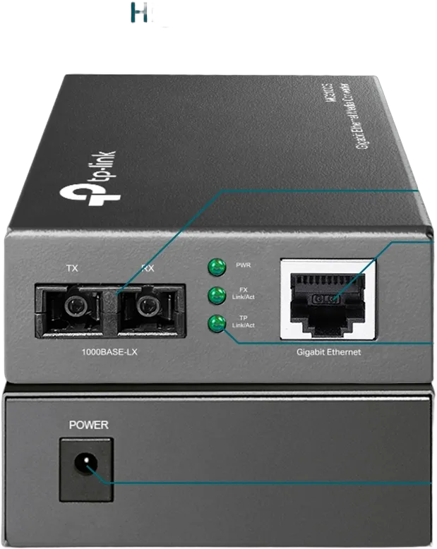 TP-Link Omada Nek Medienkonverter MC210CS V7.2 TP-Link Omada Nek Medienkonverter MC210CS V7.2