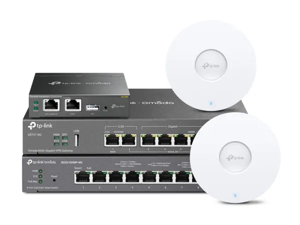Bundle TP-LINK Omada NFR Kit L 1x OC200 2x EAP772 1x SG2210XMP-M2 1x ER707-M2