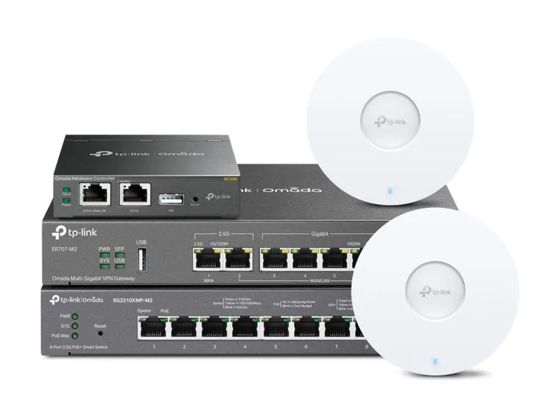 Bundle TP-LINK Omada NFR Kit L 1x OC200 2x EAP772 1x SG2210XMP-M2 1x ER707-M2