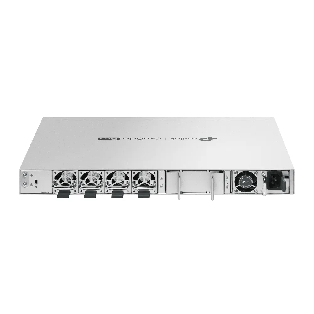 Omada PRO full managed Layer 3 Switch • 54 Port • 48x 1GbE, 6x SFP+ • PoE Budget 1440W • 48x PoE at • Omada PRO • S6500-24M4Y