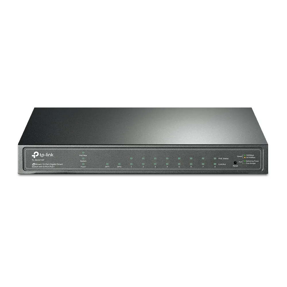 TP-Link Omada Switch 8x GE SG2210P POE TP-Link Omada Switch 8x GE SG2210P POE