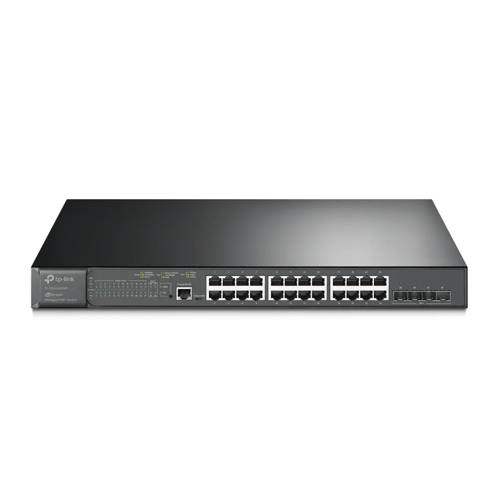 TP-Link Omada Switch 24x GE SG3428XMP (JetStream)+4xSFP TP-Link Omada Switch 24x GE SG3428XMP (JetStream)+4xSFP