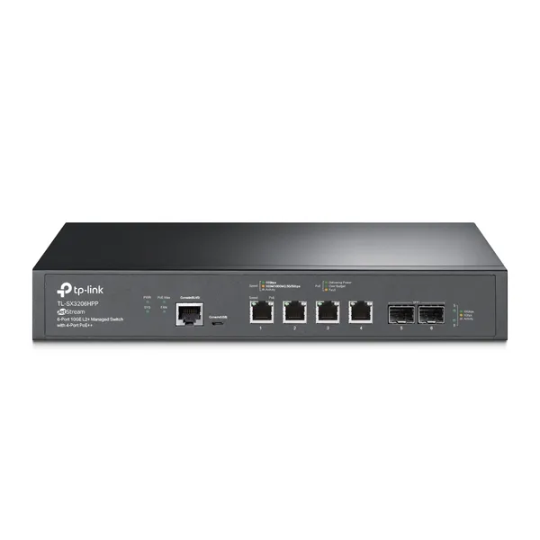 TP-Link Omada Switch 4x GE SX3206HPP (JetStream)  6x10G SFP OEM