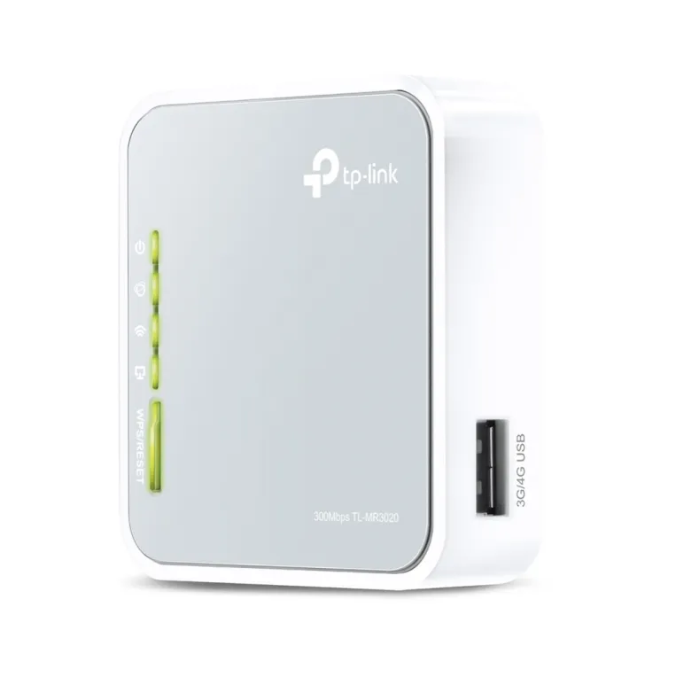TP-LINK TL-MR3020 - Cellular network router - Grey - White - Fast Ethernet - 10,100 Mbit/s - IEEE 802.11b,IEEE 802.11g,IEEE 802.11n - 802.11b,802.11g,Wi-Fi 4 (8 TP-LINK TL-MR3020 - Cellular network router - Grey - White - Fast Ethernet - 10,100 Mbit/s - IEEE 802.11b,IEEE 802.11g,IEEE 802.11n - 802.11b,802.11g,Wi-Fi 4 (8