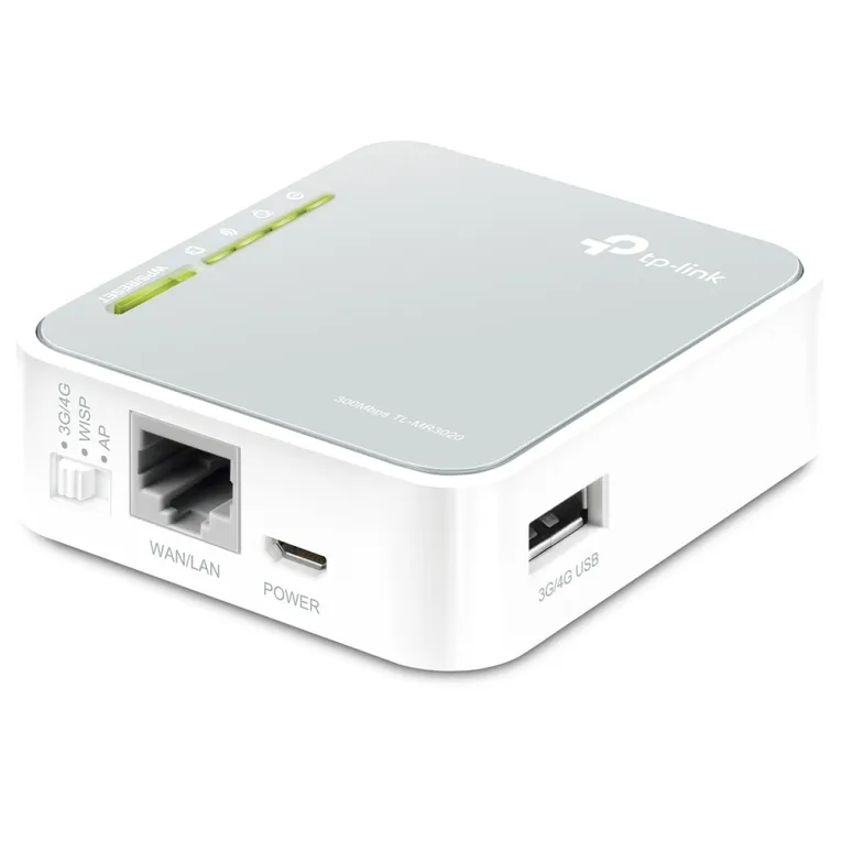 TP-LINK TL-MR3020 - Cellular network router - Grey - White - Fast Ethernet - 10,100 Mbit/s - IEEE 802.11b,IEEE 802.11g,IEEE 802.11n - 802.11b,802.11g,Wi-Fi 4 (8 TP-LINK TL-MR3020 - Cellular network router - Grey - White - Fast Ethernet - 10,100 Mbit/s - IEEE 802.11b,IEEE 802.11g,IEEE 802.11n - 802.11b,802.11g,Wi-Fi 4 (8