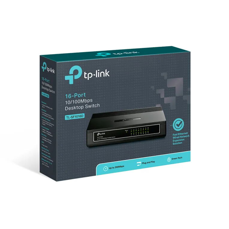 16-Port 10/100 Mbps Desktop Switch 16-Port 10/100 Mbps Desktop Switch