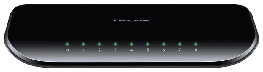 TP-Link TL-SG1008D No administrado Gigabit Ethernet (10/100/1000) Negro TP-Link TL-SG1008D No administrado Gigabit Ethernet (10/100/1000) Negro