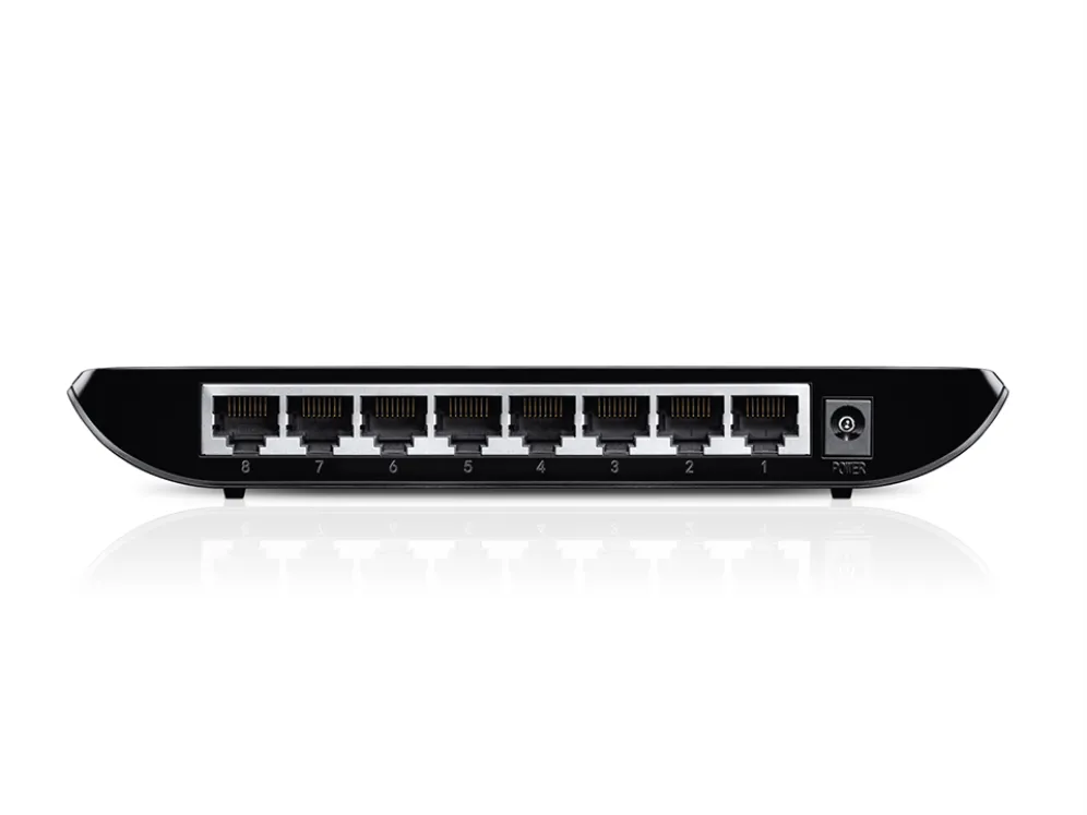 TP-Link TL-SG1008D No administrado Gigabit Ethernet (10/100/1000) Negro TP-Link TL-SG1008D No administrado Gigabit Ethernet (10/100/1000) Negro