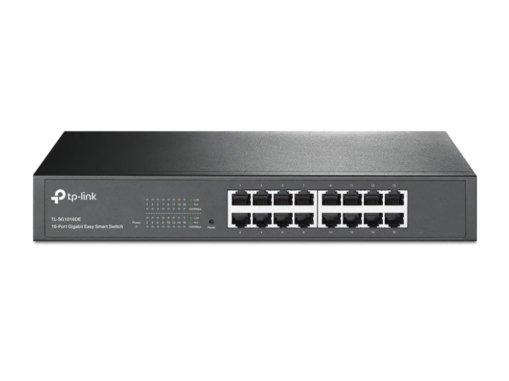 TP-Link TL-SG1016DE 16-Port Gigabit Easy Smart Switch TP-Link TL-SG1016DE 16-Port Gigabit Easy Smart Switch