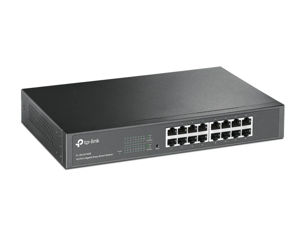 TP-Link TL-SG1016DE 16-Port Gigabit Easy Smart Switch TP-Link TL-SG1016DE 16-Port Gigabit Easy Smart Switch