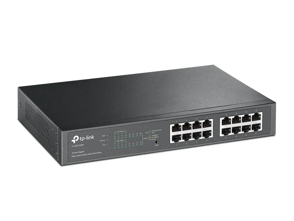 TP-Link Switch 16x GE TL-SG1016PE (8xPOE) v6.4 TP-Link Switch 16x GE TL-SG1016PE (8xPOE) v6.4