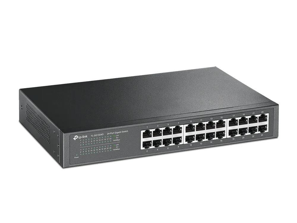 TP-Link TL-SG1024D No administrado Gigabit Ethernet (10/100/1000) Gris