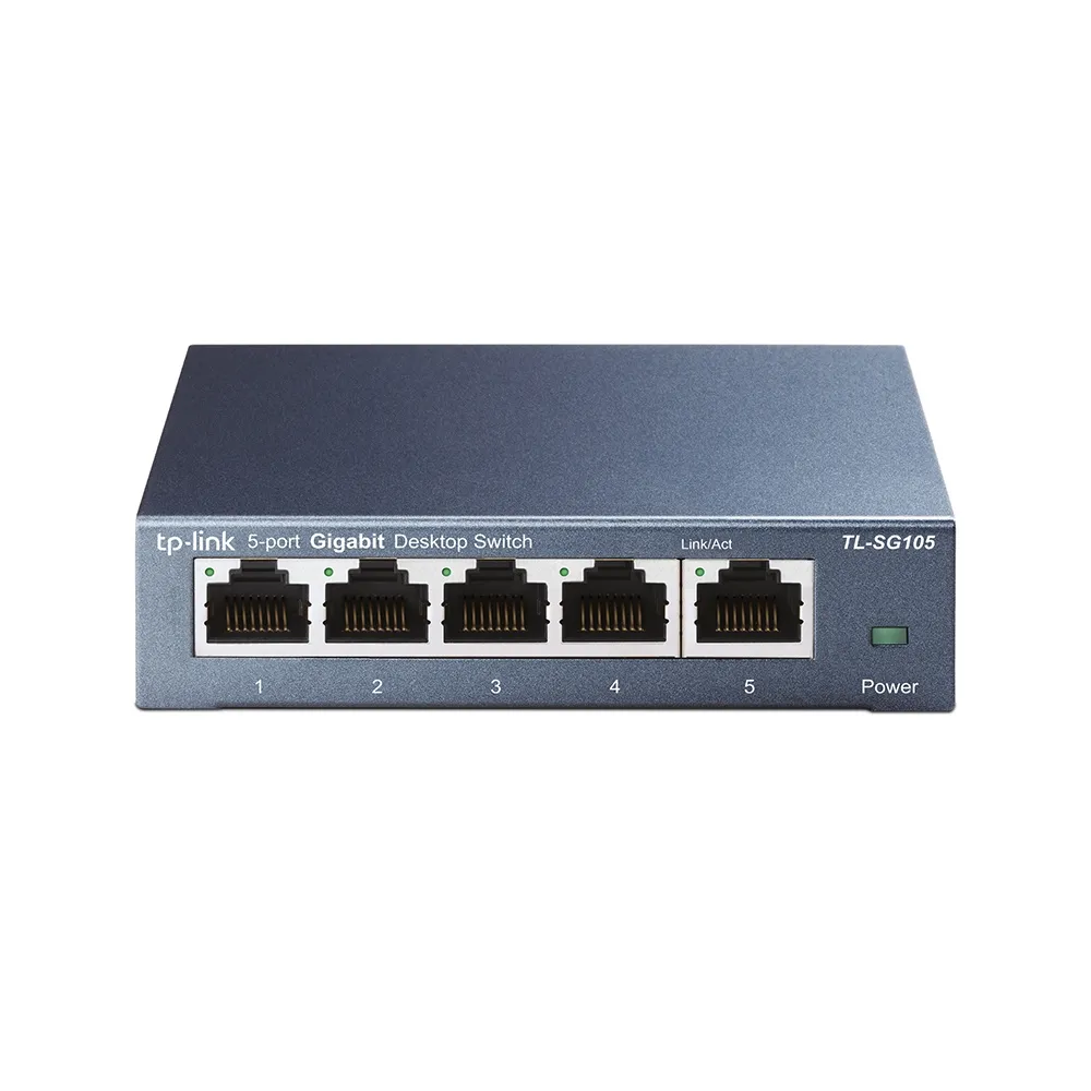 TP-Link TL-SG105 No administrado Gigabit Ethernet (10/100/1000) Negro TP-Link TL-SG105 No administrado Gigabit Ethernet (10/100/1000) Negro