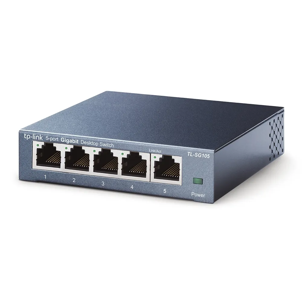 TP-Link TL-SG105 No administrado Gigabit Ethernet (10/100/1000) Negro TP-Link TL-SG105 No administrado Gigabit Ethernet (10/100/1000) Negro