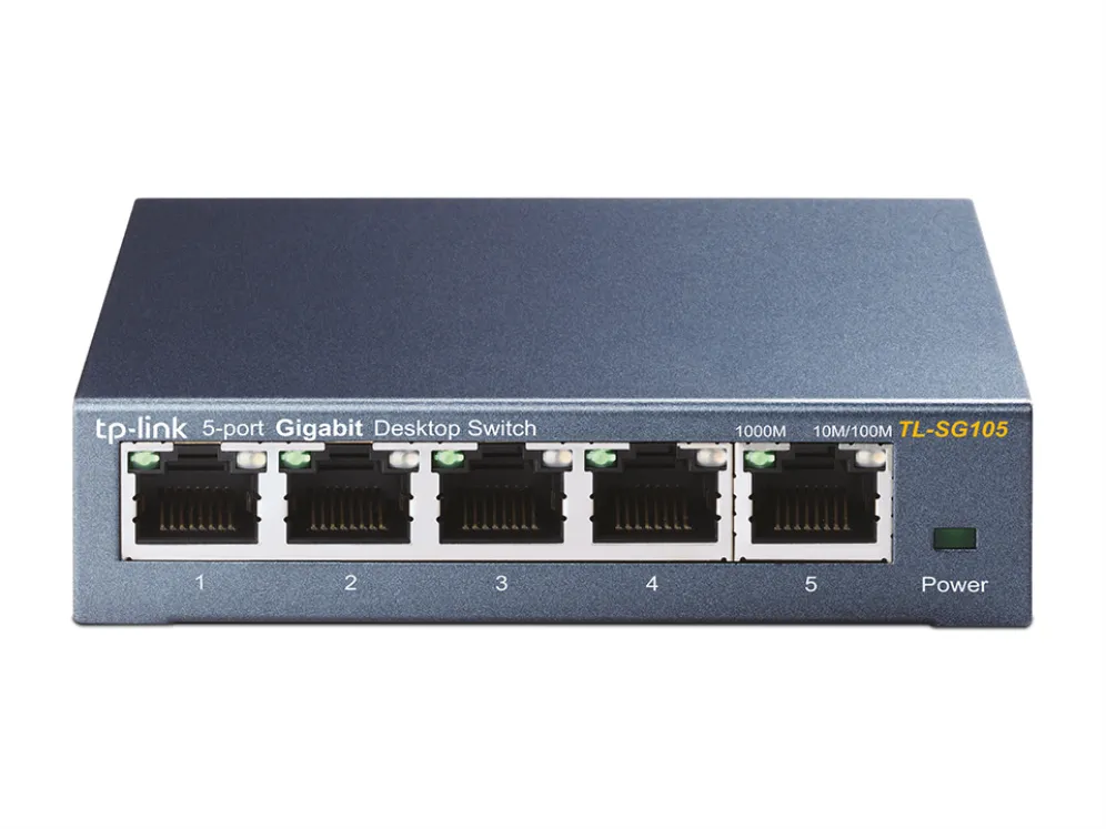 TP-Link TL-SG105 No administrado Gigabit Ethernet (10/100/1000) Negro TP-Link TL-SG105 No administrado Gigabit Ethernet (10/100/1000) Negro