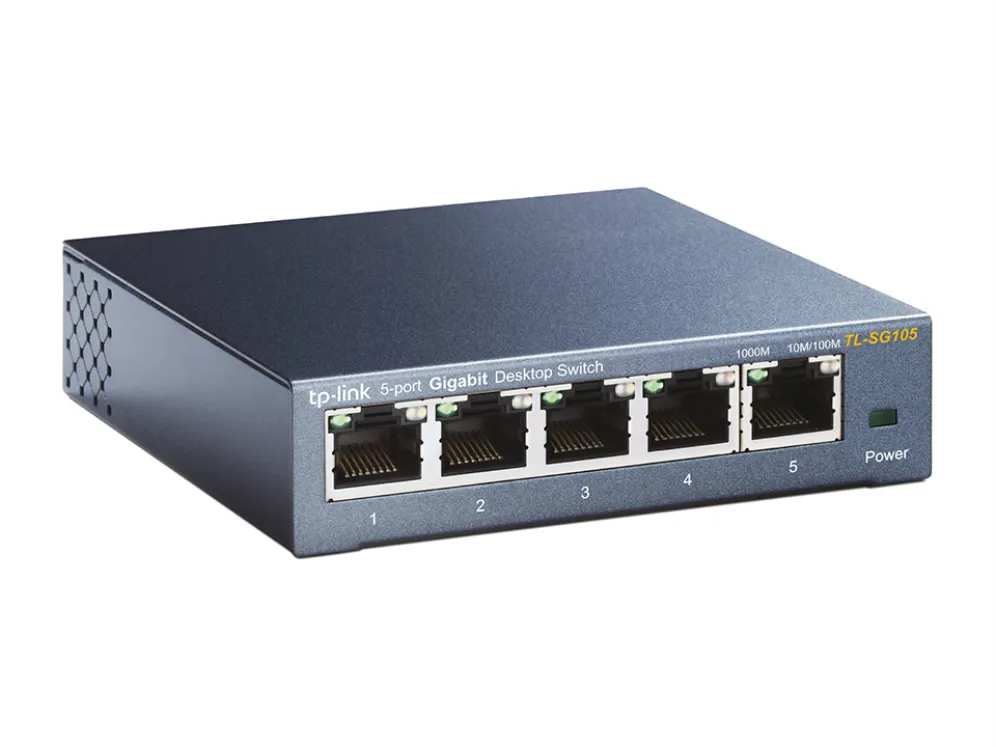 TP-Link TL-SG105 No administrado Gigabit Ethernet (10/100/1000) Negro TP-Link TL-SG105 No administrado Gigabit Ethernet (10/100/1000) Negro