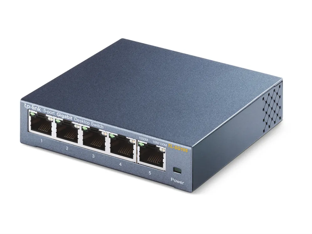 TP-Link TL-SG105 No administrado Gigabit Ethernet (10/100/1000) Negro TP-Link TL-SG105 No administrado Gigabit Ethernet (10/100/1000) Negro