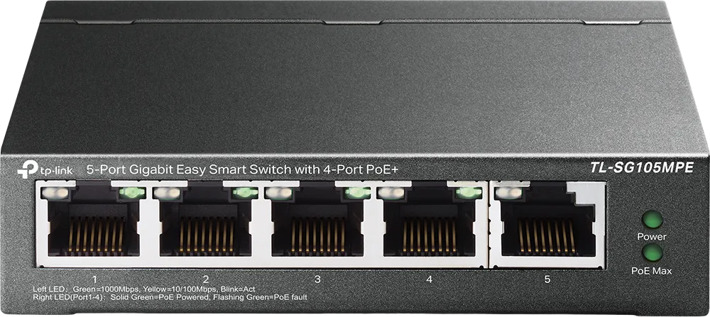 TP-Link Switch 5x GE TL-SG105MPE