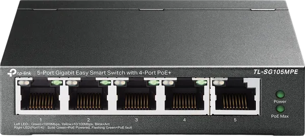 TP-Link Switch 5x GE TL-SG105MPE