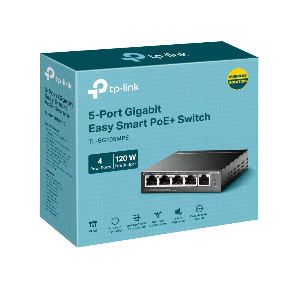 TP-Link Switch 5x GE TL-SG105MPE