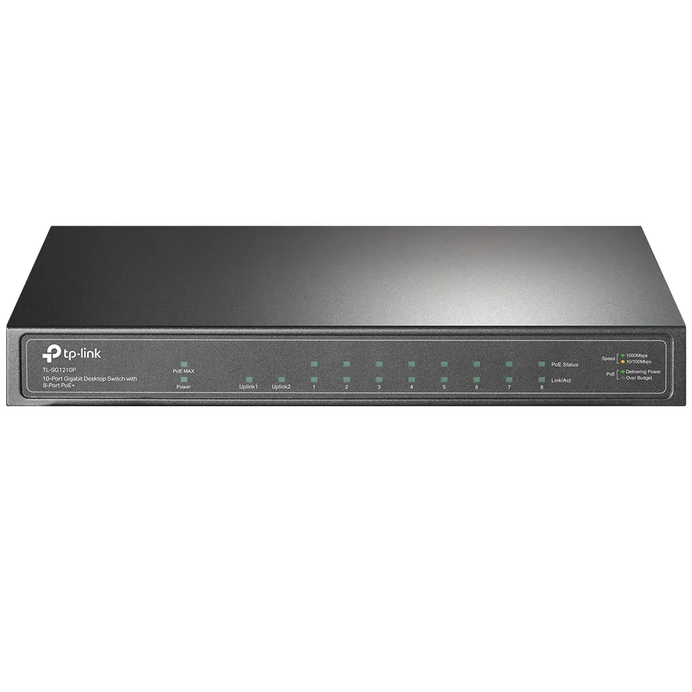 TP-Link Switch TL-SG1210P 10-Port Gigabit PoE TP-Link Switch TL-SG1210P 10-Port Gigabit PoE