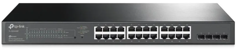 TP-Link TL-SG2428P JetStream™ 28-Port Gigabit Smart Switch with 24-Port PoE+
