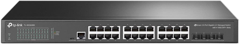 TP-Link TL-SG3428X JetStream™ 24-Port Gigabit L2+ Managed Switch with 4 10GE SFP+ Slots