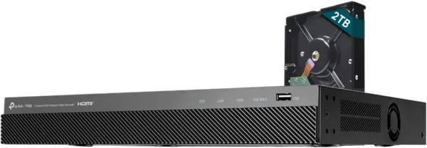 VIGI NVR2008H-8MP-2TB 8 Kanal PoE+ HDD & Recorder