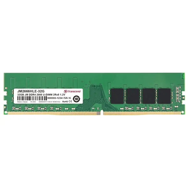 DDR4 32GB PC 2666 CL19 Transcend JetRam, JM2666HLE-32G
