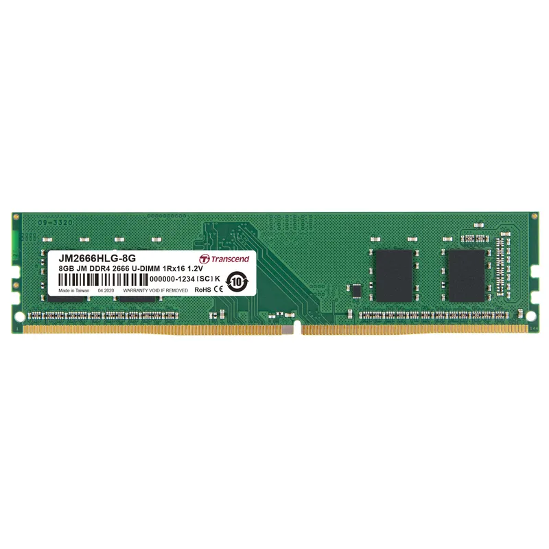 DDR4  8GB PC 2666 CL19 Transcend JetRam, JM2666HLG-8G