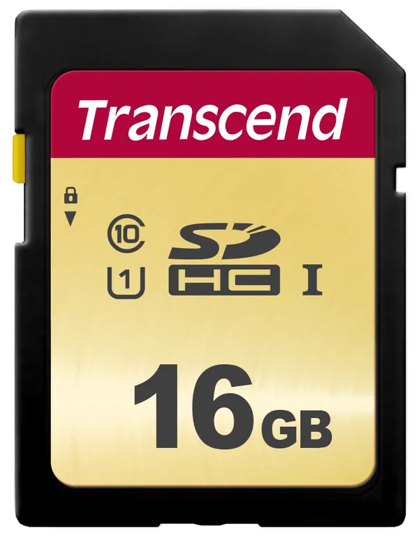 SD Card  16GB Transcend SDHC SDC500S 95/60 MB/s