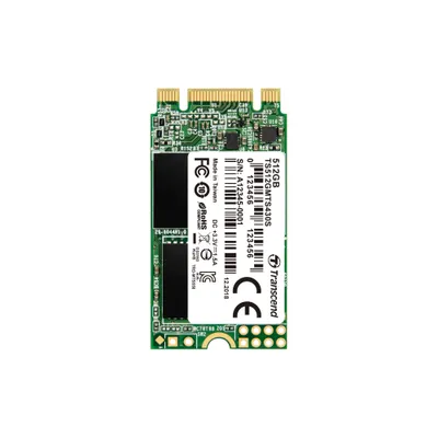 SSD 512GB Transcend M.2 MTS430S (M.2 2242) 3D NAND, SATA3