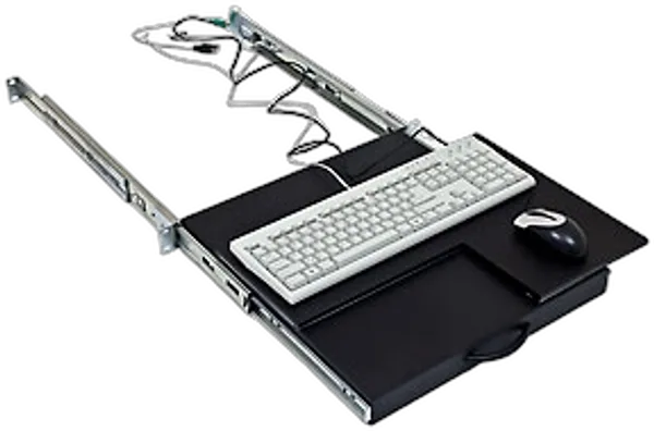 Triton 19"zbh. Tastaturfachboden, 19", 1, 5HE, Schwarz