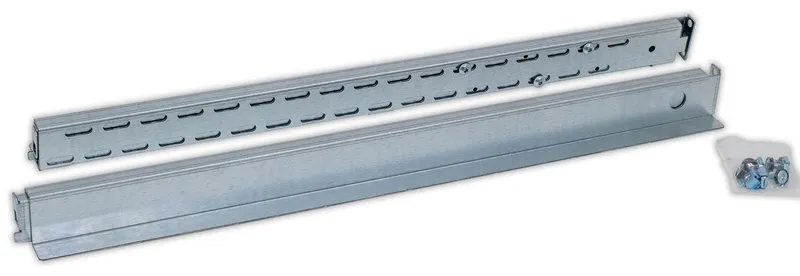 Triton 19"zbh. L-Schiene(Teleskoptragschienen), variabel, für Schranktiefe 800–1200mm