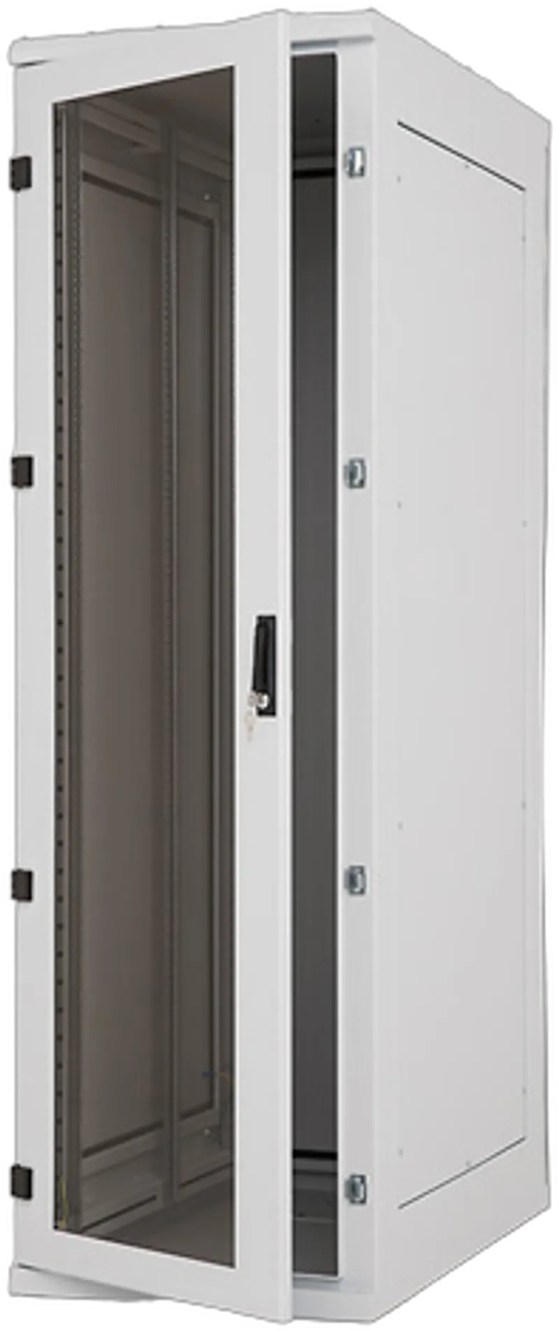 Triton 19"Schrank 45HE, B800/T 800, Lichtgrau, RDE-Serie, Belastung 1800kg