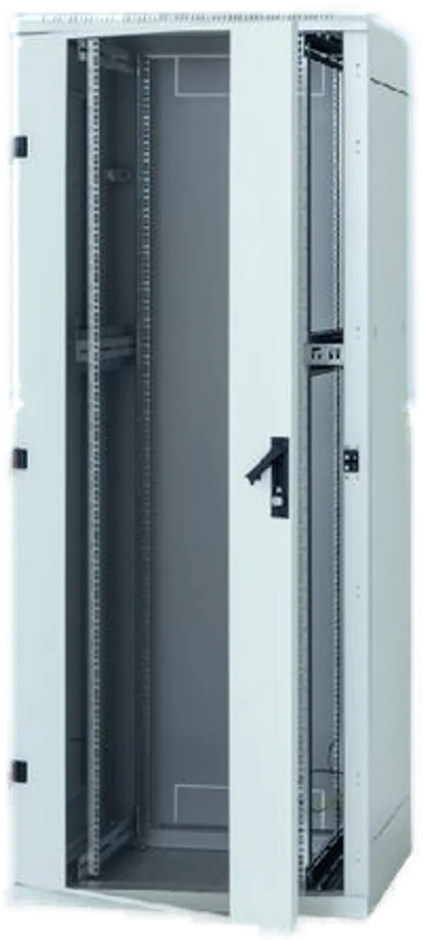 Triton 19"Schrank 42HE, B800/T 600, Lichtgrau,  bis 800Kg, Glastür