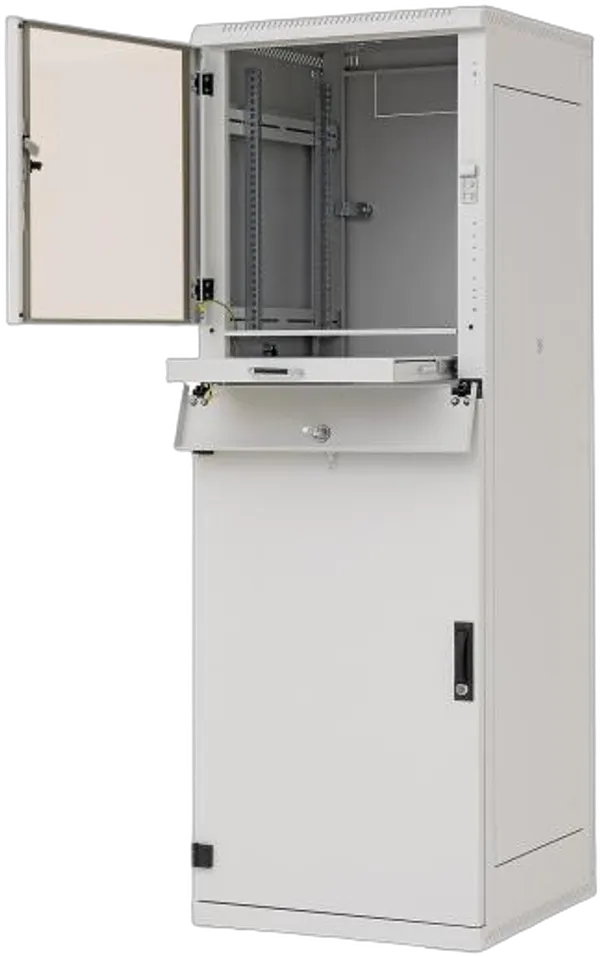 Triton 19"Schrank 37HE, B600/T 600, Lichtgrau, Industri IP20
