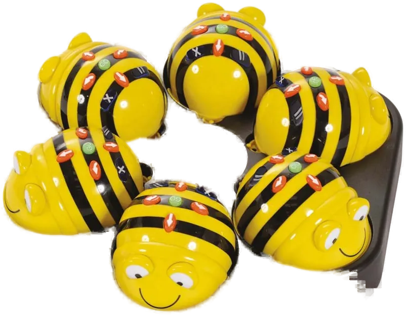 TTS Bee-Bot Klassensatz mit 6 Bee-Bot Robotern und Ladestation