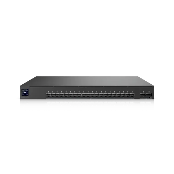 Ubiquiti AV Switch full managed Layer3 22 Port • 20x SFP+ • 2x QSFP28 • 19" • UniFi • EAV-Fiber